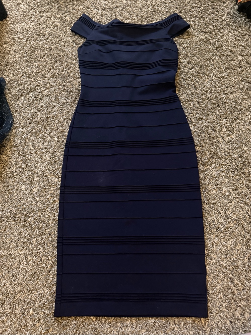 Ted Baker London Navy Bandage Dress